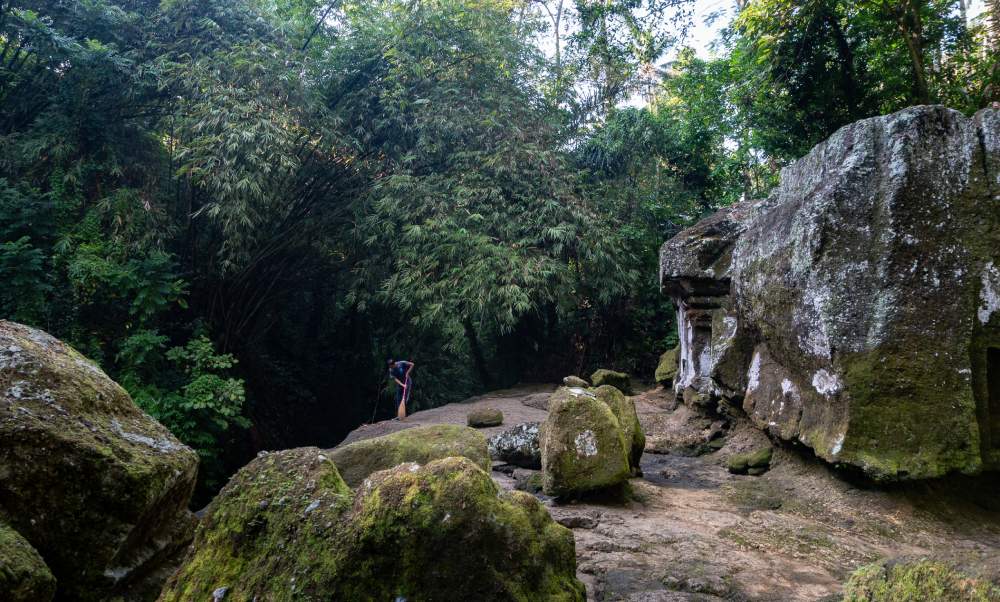 Candi Tebing Tegalinggah, photo by Edward Speirs.