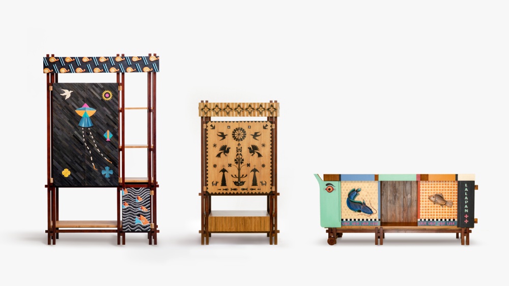 The award winning 2022 Fragments Collection by Artist Designer In Residency resident Marta Bakowski. Image CushCush Gallery