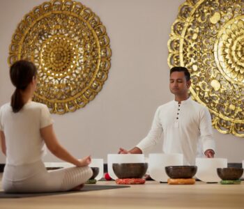 Westin Nusa Dua Sound bath meditation led by Dr. Jitendra Pokhriyal
