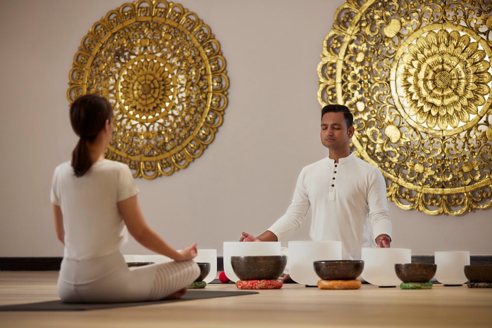 Westin Nusa Dua Sound bath meditation led by Dr. Jitendra Pokhriyal